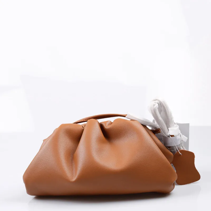 

Cloud Bag Messenger Bag 2019 New Women's Bag Soft Leather Pleated Bag Casual And Versatile Small Fragrant Hand Shoulder Bag