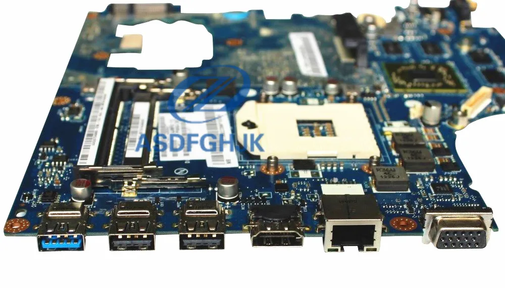 Promotion  FOR Lenovo G770 Y770 Intel motherboard PIWG4 LA-6758P HM65 PGA989 VRAM1G mainboard 100% test ok