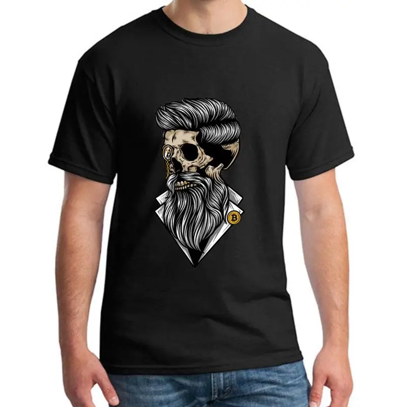 

Fitness Bitcoin Millionaire Cryptocurrency Blockchain tee shirt for men cotton battle royale Unique men tshirts