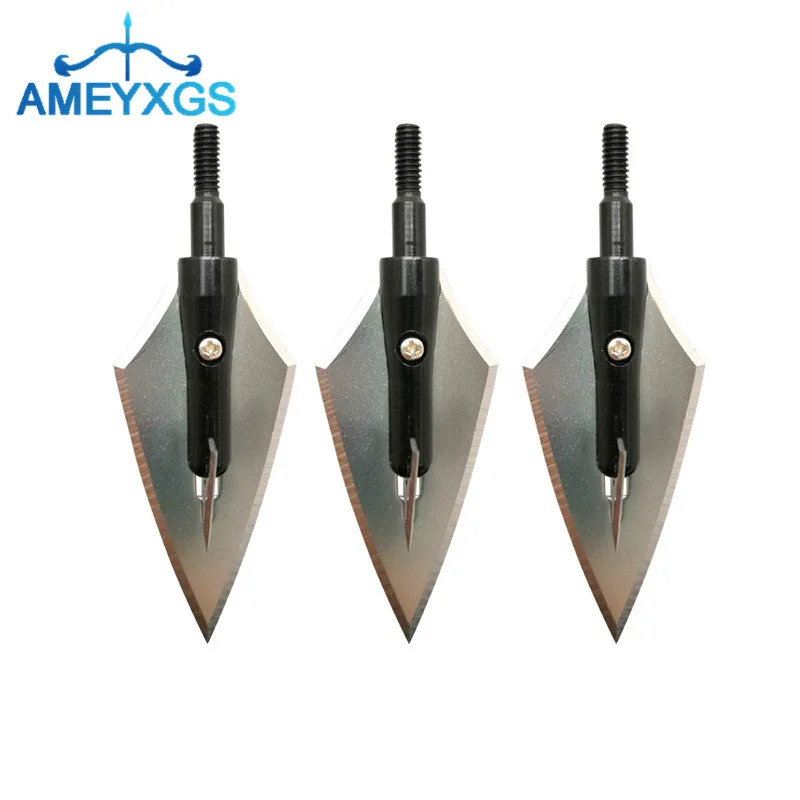 6Pcs 160Grain Sharp Arrow Heads Broadheads Tips Points Archery Arrowheads for compound bow and crossbow | Спорт и развлечения