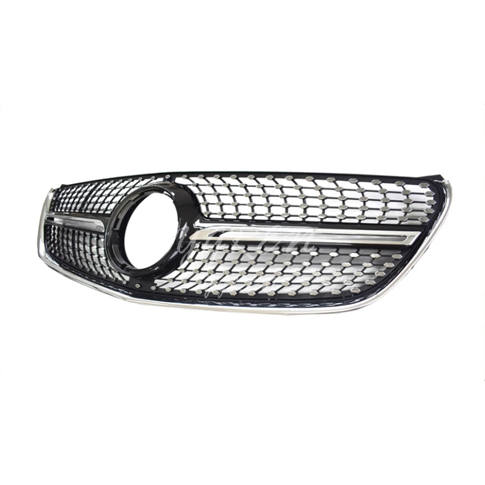 for V Class W447 Diamond Grille For Mercedes Benz V260 V250 AMG Front Grill