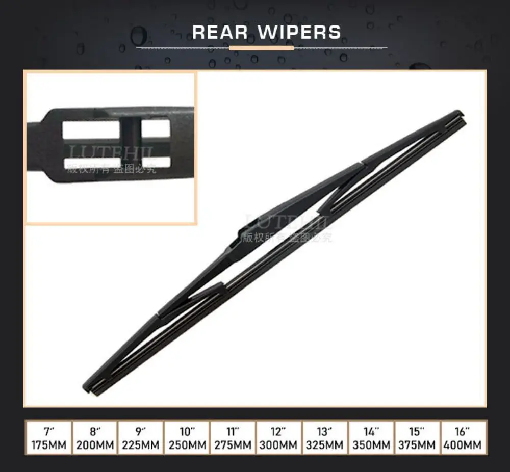 low price auto glass Wiper Front & Rear Wiper Blades Set For Toyota Avensis T270 Estate 2009 - 2018 Windshield Windscreen Window 26"16"12" rain x wiper blades