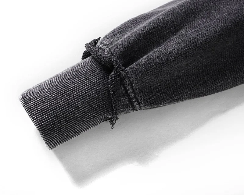 Kanye West рваные черные свободные толстовки новая Толстовка свободный реглан пуловер для мужчин Хип Хоп Уличная