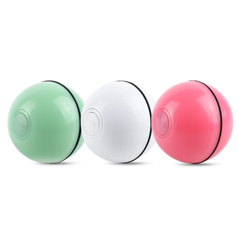 Benepaw Smart 360 градусов самовращающийся шар нетоксичные игрушки для кошек интерактивная игра для домашних животных котенок светодиодный светильник зарядка через usb стимулирует охоту