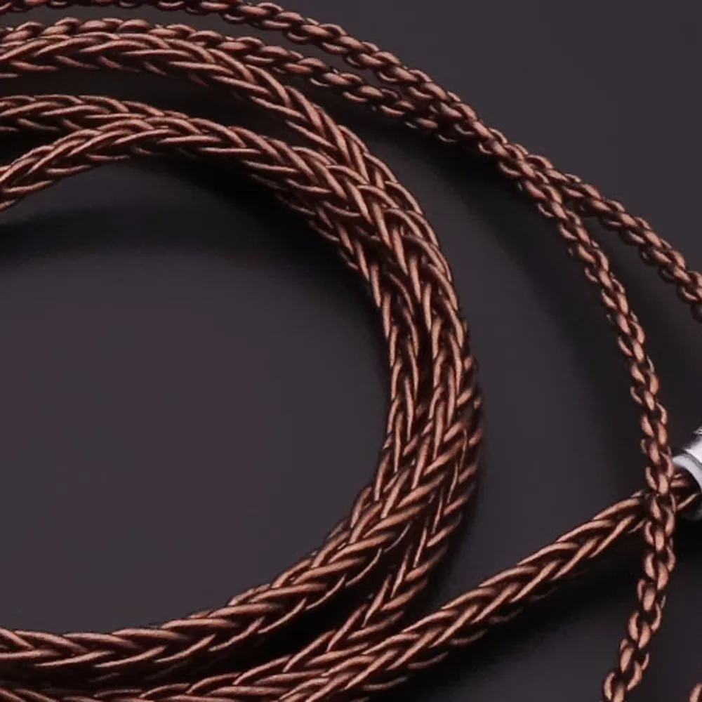 Thouliess HIFI Soft Brown 1 2m Pure Copper Headphone Upgrade Cable for im01 im02 im03 im04 im50 im70 Headphones