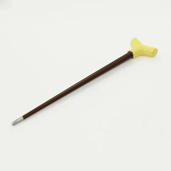 

Mini Vintage Gentleman Walking Stick Simulation Crutch Model Toy for Doll House Decoration 1/12 Doll house Miniature Accessories