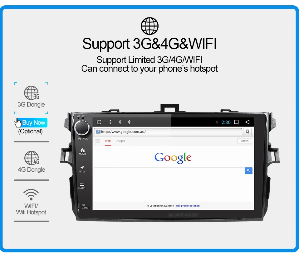 Best Android 9.0 car dvd player for Toyota Corolla Eight Core 9 inch 1024*600 screen car radio stereo gps navigation video player 10