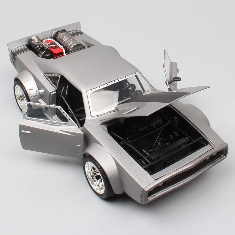 1/24 Jada classic dom's Dodge charger ice f8 фильм миниатюрные Diecasts& Toy транспортные средства металлические модели автомобилей весы игрушки для коллектора