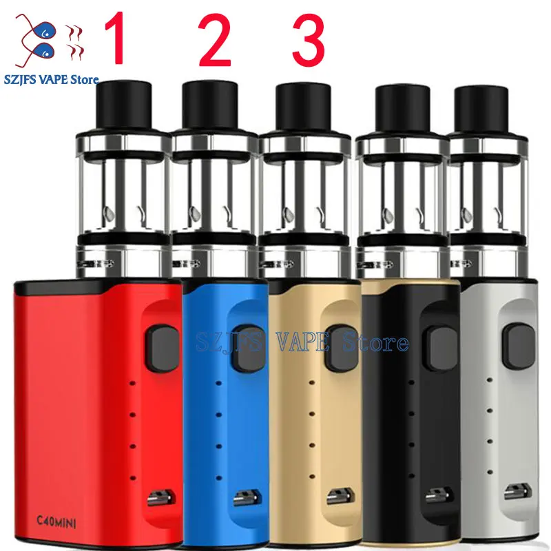 1kit 40w TXW 80w электронная сигарета vape box 2200mAh Встроенный аккумулятор с светодиодный огромный вапоризатор испаритель 2,5 мл электронная сигарета Vape - Цвет: 1kit 40w