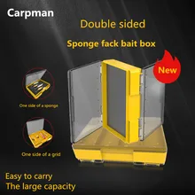 caja de señuelo The Bait Box Fishing Accessories Lure Boxes Storage Double Side High Strength Organizer Box Fishing Tackle Box
