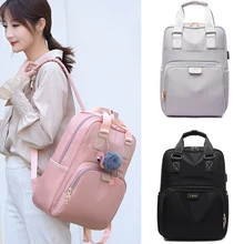 Водонепроницаемый рюкзак для ноутбука женский модный рюкзак для девочки 13 14 15 15,6 дюймов USB зарядное устройство Back pack Женский Мужской оксфордская ткань черный