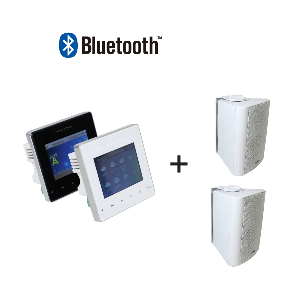Мини 2-канальный 25 Вт Bluetooth беспроводной pa домашний аудио фоновая музыкальная