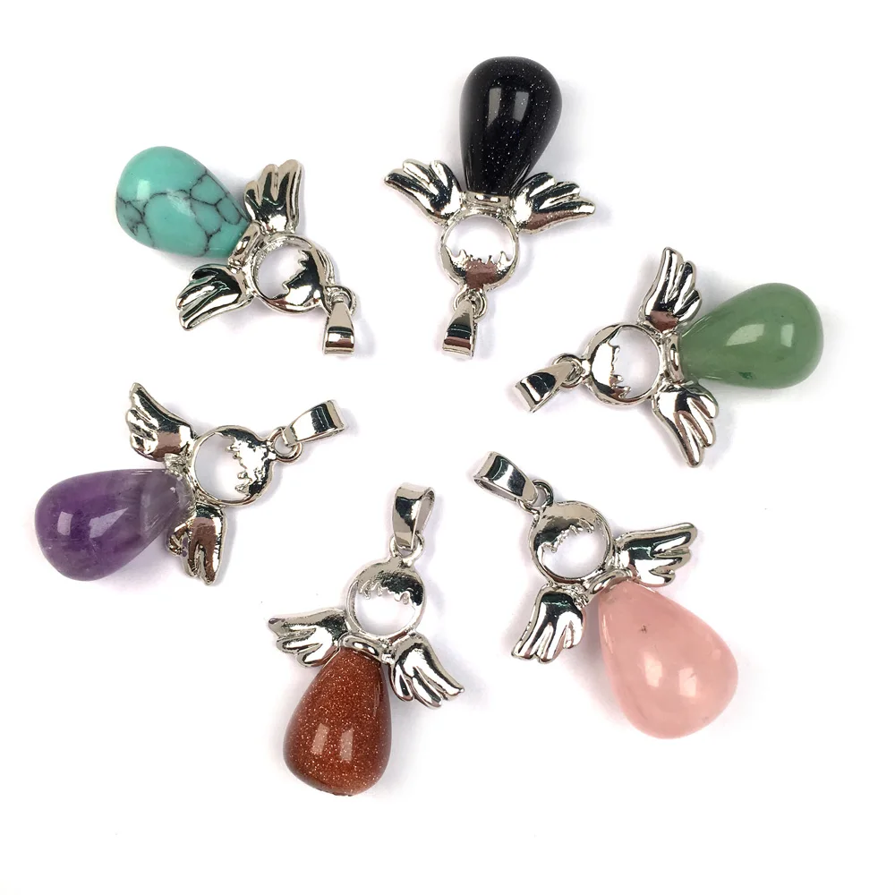 Pendentif Chrysocolle - Pierre naturelle bracelet pendentif Gemme o naturel
