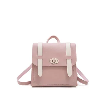 

8PCS / LOT Small Backpack Women Crossbody Shoulder Bag for Teenage Girls Kids Korea Style Fashion Multi-Function Mini Backpack