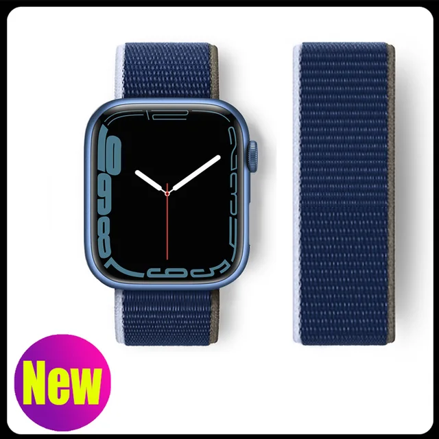 Nylon Strap for Apple Watch Band Series 765 45mm 41mm44mm 40mm  Smartwatch Watchband Belt Sport Bracelet on iWatch 4 3 42mm 38mm 62