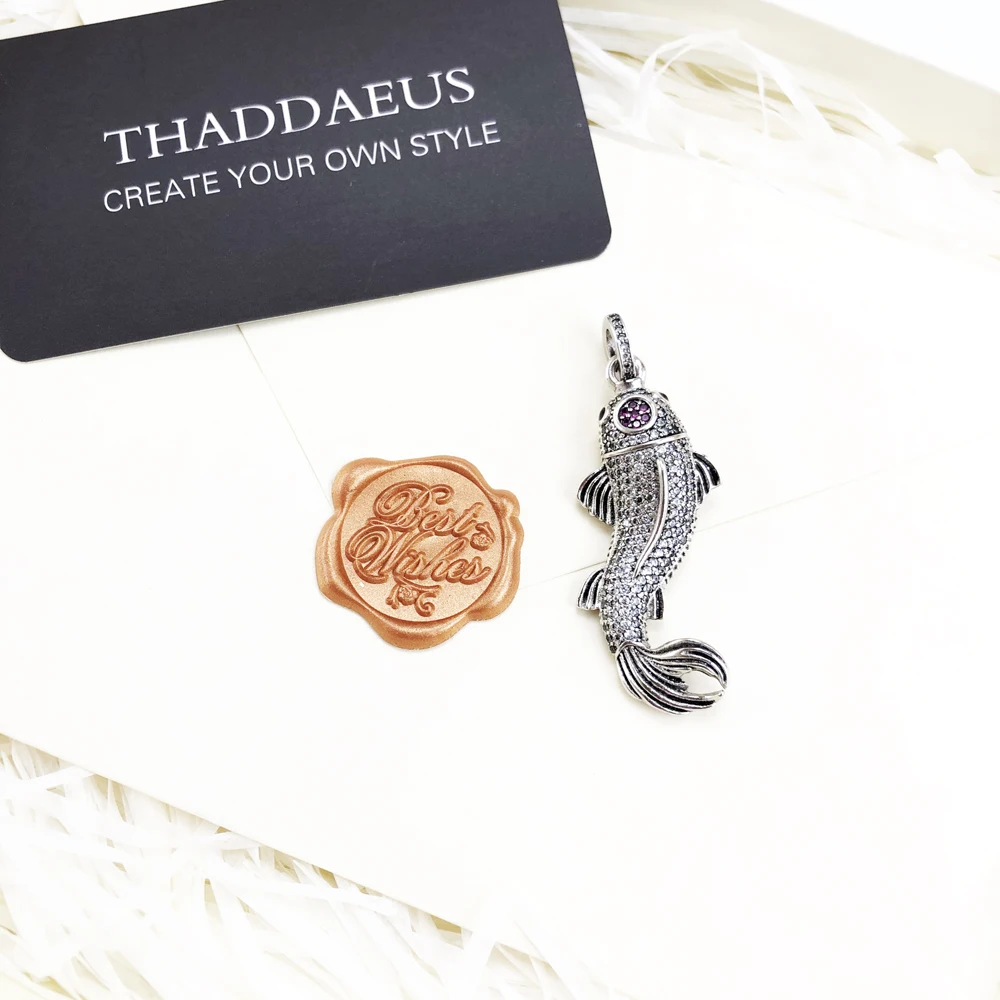 Кулон с рыбками кои модные ювелирные изделия в европейском стиле аксессуары из