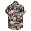 Fashion Dot Mens Hawaiian Beach Shirts 2022 Summer New Short Sleeve Floral Print Tropical Aloha Shirts Holiday Vacation Clothing ► Photo 2/6