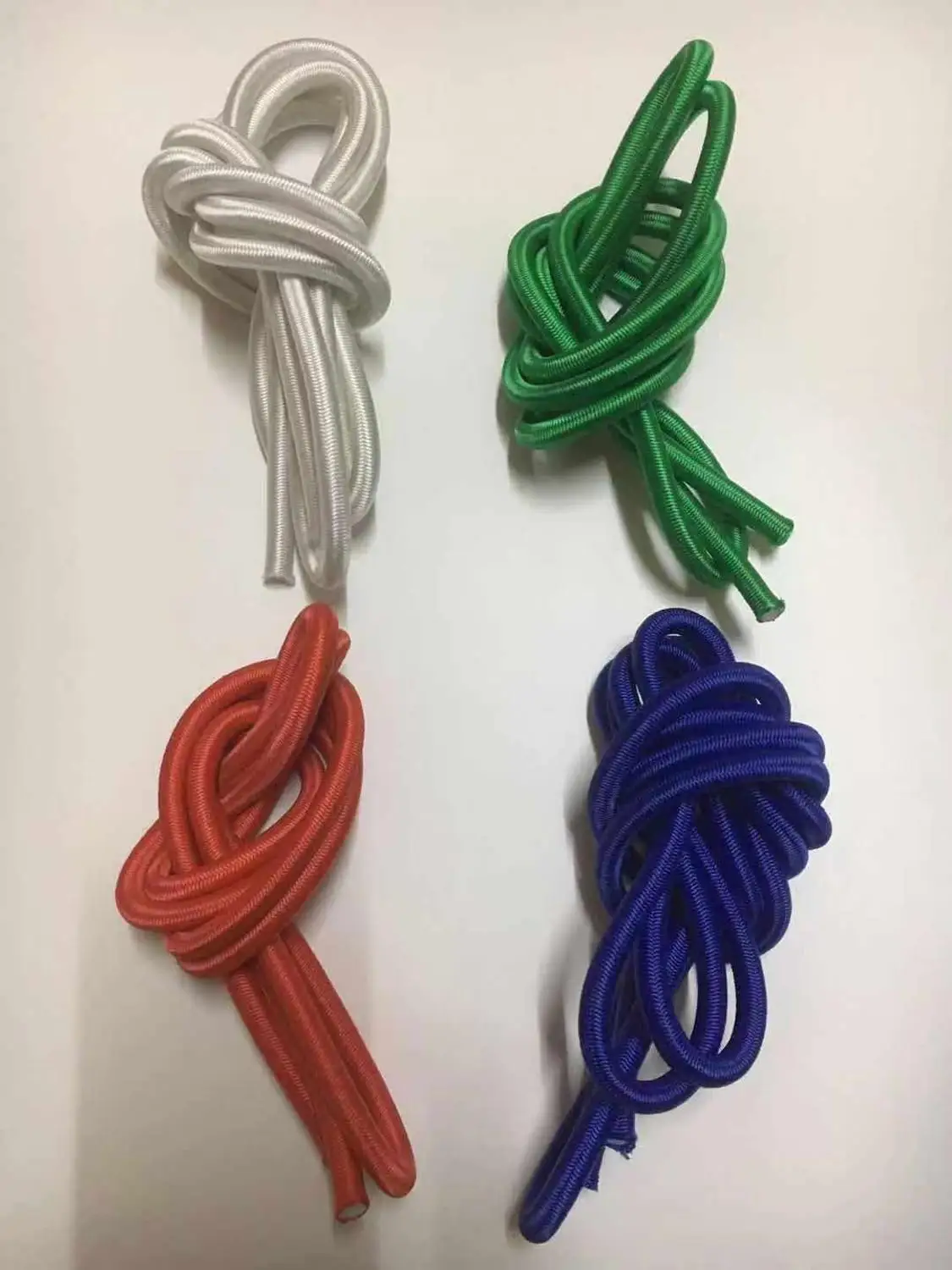 8MM X 5M ELASTIC BUNGEE ROPE SHOCK CORD BLACK WHITE RED BLUE GREEN YELLOW GREY 