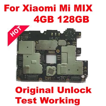 

Original Tested Working Unlock Mainboard For Xiaomi Mi MIX 4GB 128GB Motherboard Circuits Card Fee Flex Cable Full Chips
