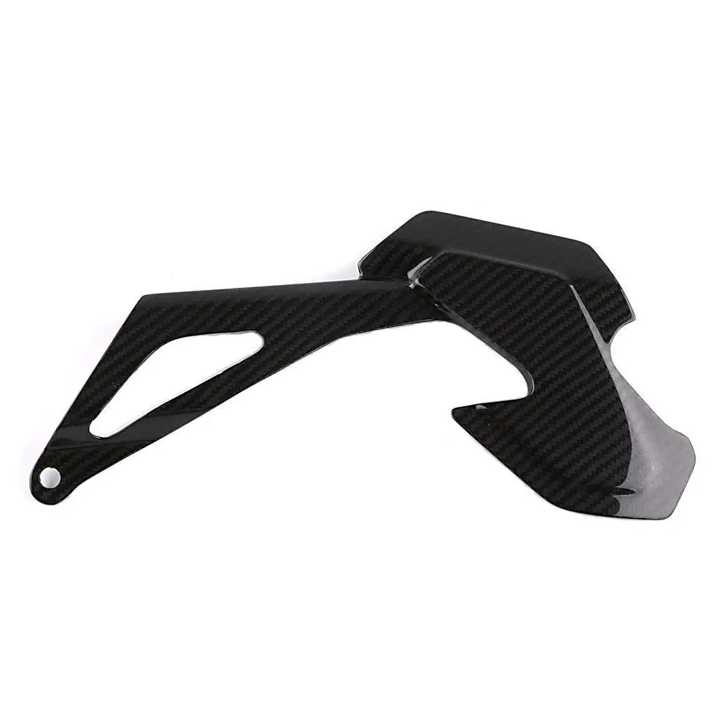 

For Yamaha MT10 Real Carbon Fiber Front Chain Guard Protective Cover MT 10 MT-10 2016 2017 2018 Protector Motor Accessories