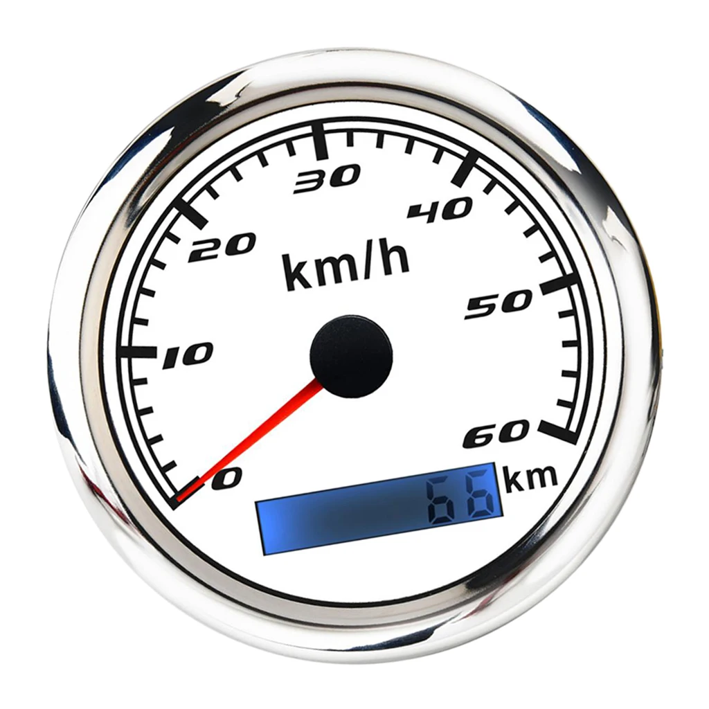 316 Stainless Steel L Bezel  85mm(3/8'') GPS Speedometer Gauge Odometer  for ATV  Motorcycle Marine Boat