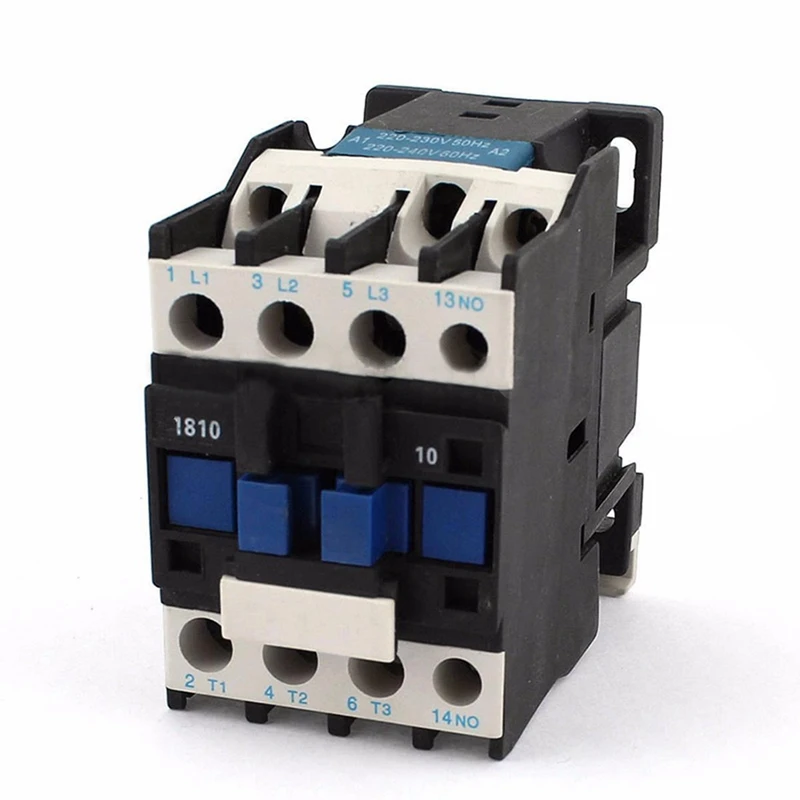 Power AC Contactor 1NO 220V 50/60Hz Coil Motor Starter Relay 32A 3-Phase-Pole | Обустройство дома