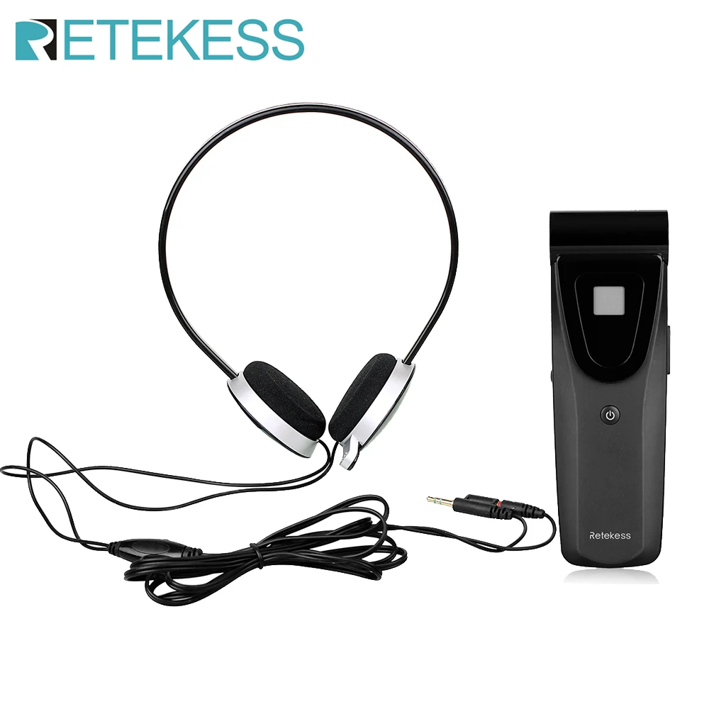 Retekess t121 16 canais receptor infravermelho sem ruído unidade para sistema de conferência de emissão sem fio infravermelho digital f9409-0