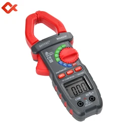 QHTITEC WX527F Digital Clamp Multimeter AC DC Voltage Resistance  Mini Tester Meter LCD Display With Backlight  Ammeter Portable
