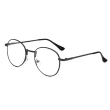 Новые корейские модные персональные компьютерные очки металлические очки тренд плоское зеркало унисекс классические ретро голубые легкие очки