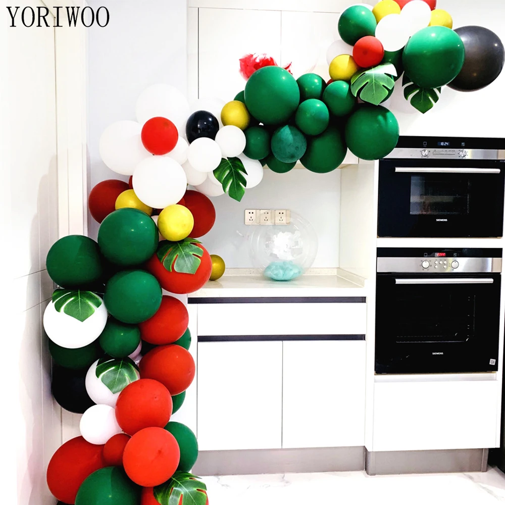 

YORIWOO 130pcs Merry Christmas Balloons Latex Balloon Chain Christmas Decorations For Home 2019 Xmas Tree Happy New Year Gifts