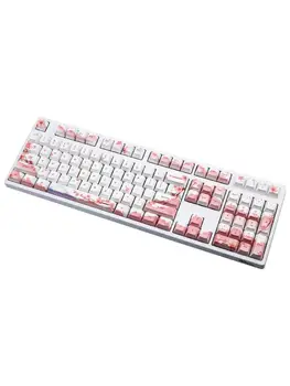 

PBT Cherry Blossom Keycap Mechanical Keyboard Cherry Profile Dye-Sublimation
