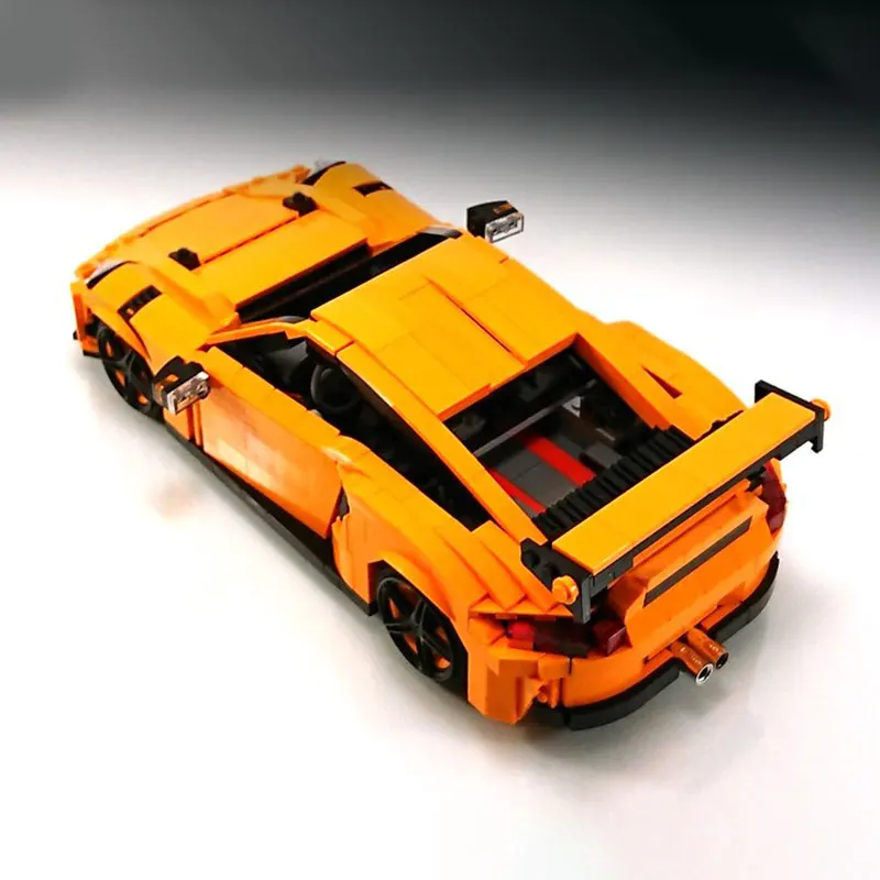 

Creative MOC Compatible With Lepininglys Small Granule For Wisdom Block toys MOC-25866 GT3 RS Sports Car