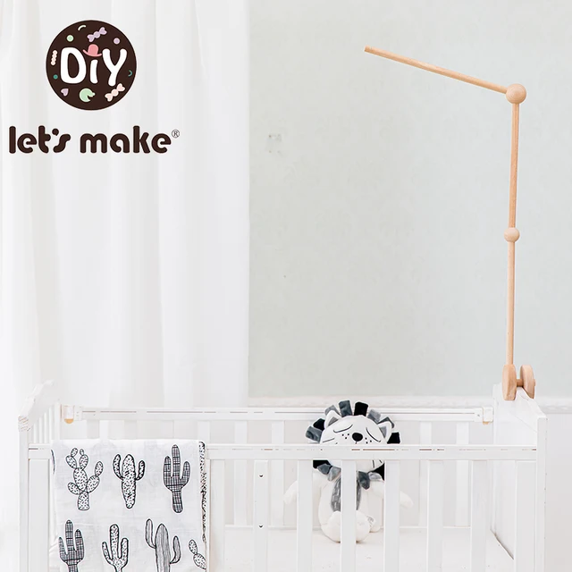 let's make Baby Rattles Bracket Holder Arm Used For Hanging Bed Bell Baby Toys Crib Toy For 0-12 Month Baby New 3