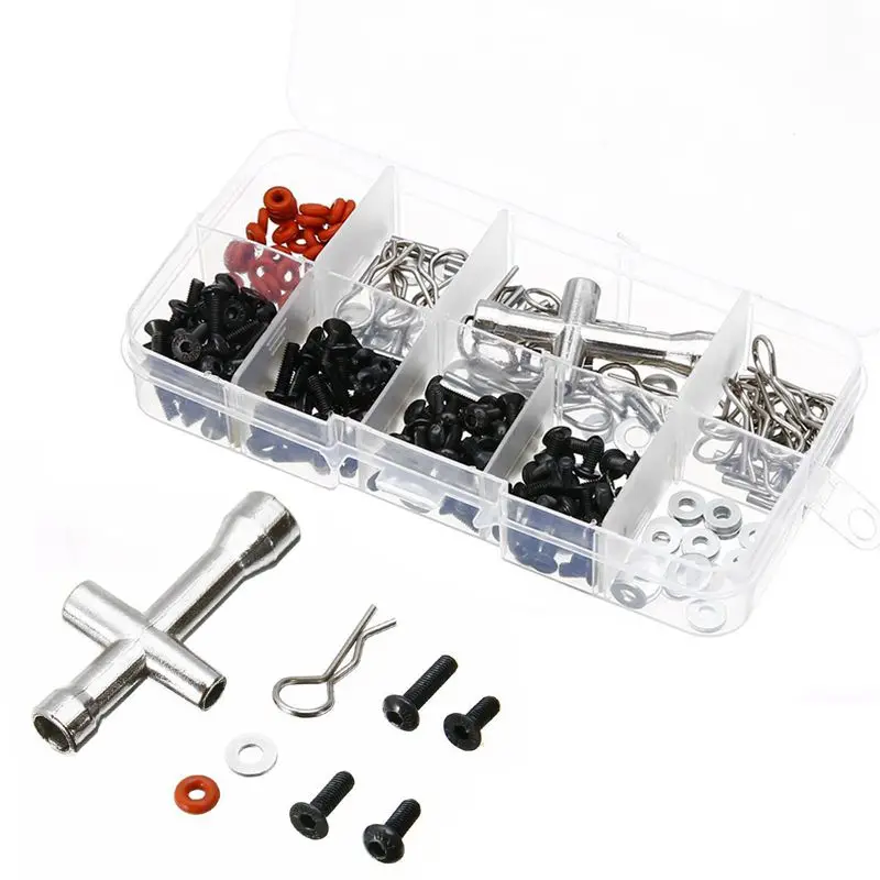 

270 in 1 Special Repair Tool & Screws Box Set for 1/10 HSP RC Car DIY