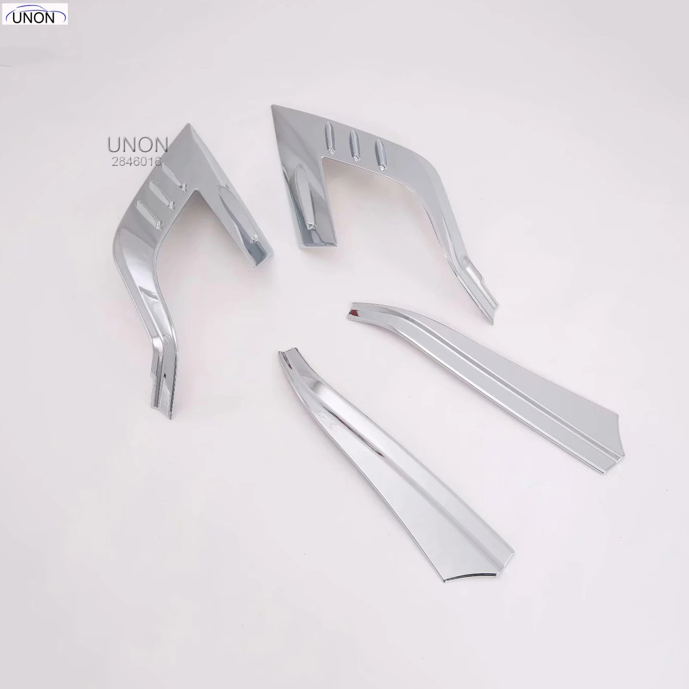 Matte silver 4pcs Автомобильные аксессуары, задний светильник, декоративная рамка, 4 шт. для Toyota RAV4 XA50+(ABS - Цвет: Matte silver 4pcs