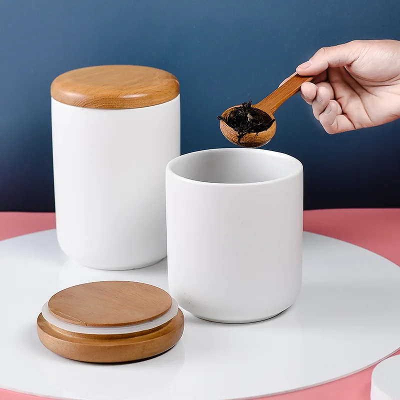 

1275ml/1600ml Ceramic Airtight Cereal Dry Food Container Kitchen Storage Box Fridge Smell Proof Organizer Kitchen Accessories