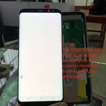 

For Samsung Galaxy S8+ PLUS G955A G955U G955F G955V LCD Display with Touch Screen Assembly with spot+frame Original AMOLED LCD