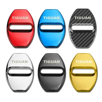 

Case For Volkswagen VW Tiguan Golf 7 6 MK7 MK2 Polo Passat B8 Door Lock Covers Accessories Car Styling Auto Protection Stickers