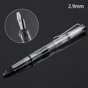 

Art Supplies Smooth Calligraphy Plastic Stationery Fountain Pen Office Flat Tip School Supplies Transparent Duckbill Parallel