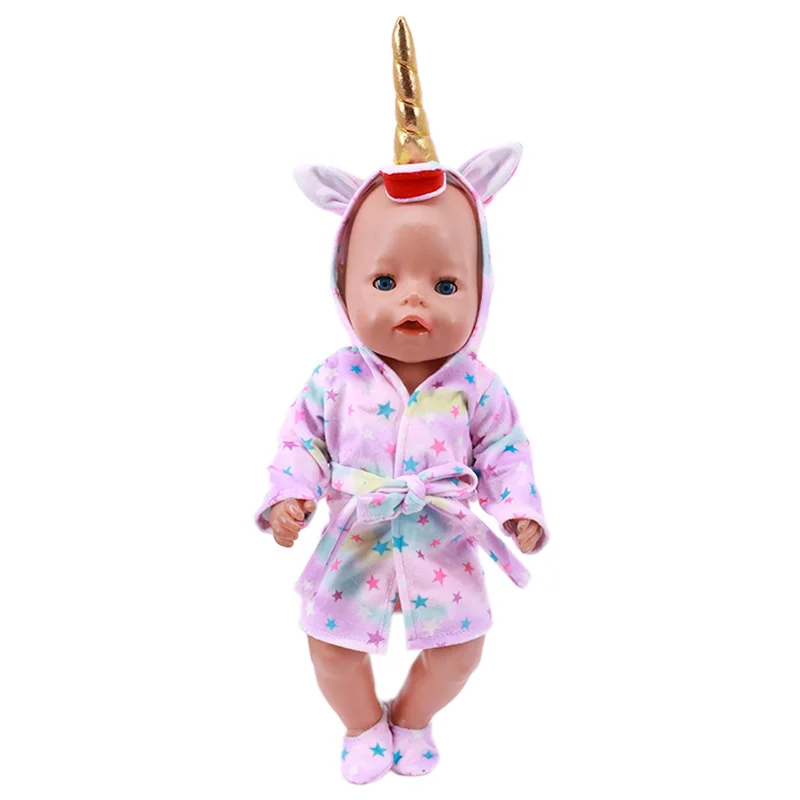 Reborn New Born Baby Doll Unicorn Clothes Dress Shoes Backpack Fanny Waist Bag Cartoon Accessories 43cm 18 Inch American of girl doll accessories doll clothes doll clothes accessories plush doll accessories doll shoes barbie doll clothes