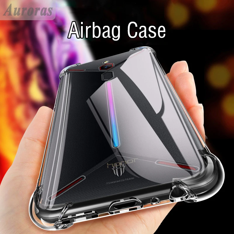 

Auroras For ZTE Nubia Red Magic 3 Case Transparent Official Original Shockproof Clear Phone Cover For Nubia Red Airbag 3 Cases