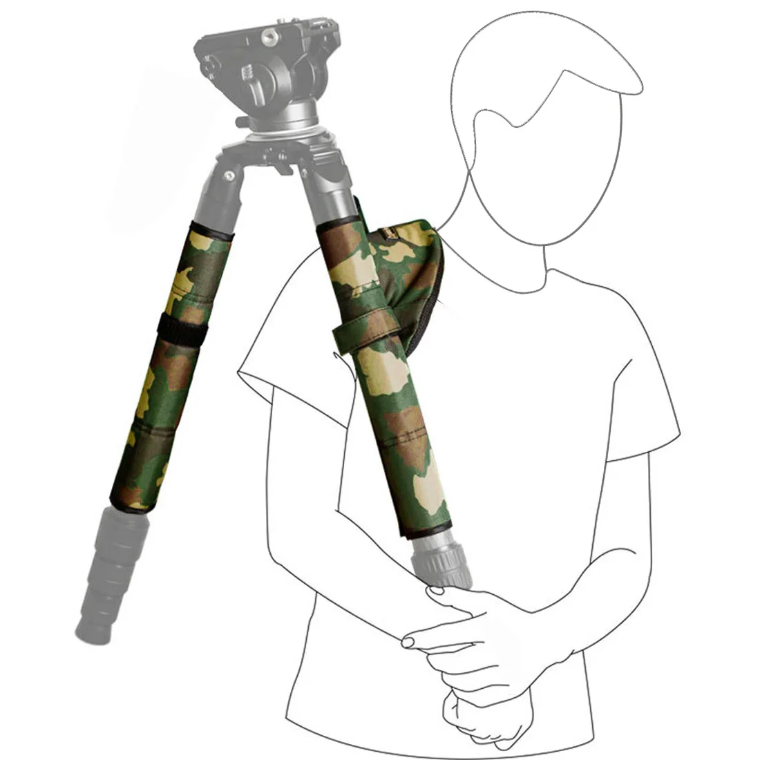L404C Universal professional Tripod legs Shoulder Pads Protective