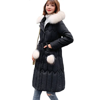 

Parka Women Winter Down jacket Women Coat Long Hooded new design Outwear Female Parka Thick Cotton 2020 Padded Female down Coats
