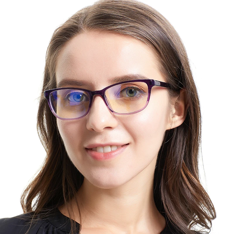 SASAMIA ацетатная оправа для очков, женские дизайнерские Брендовые очки, оптические винтажные оправы для очков, фиолетовые оправы для очков для женщин