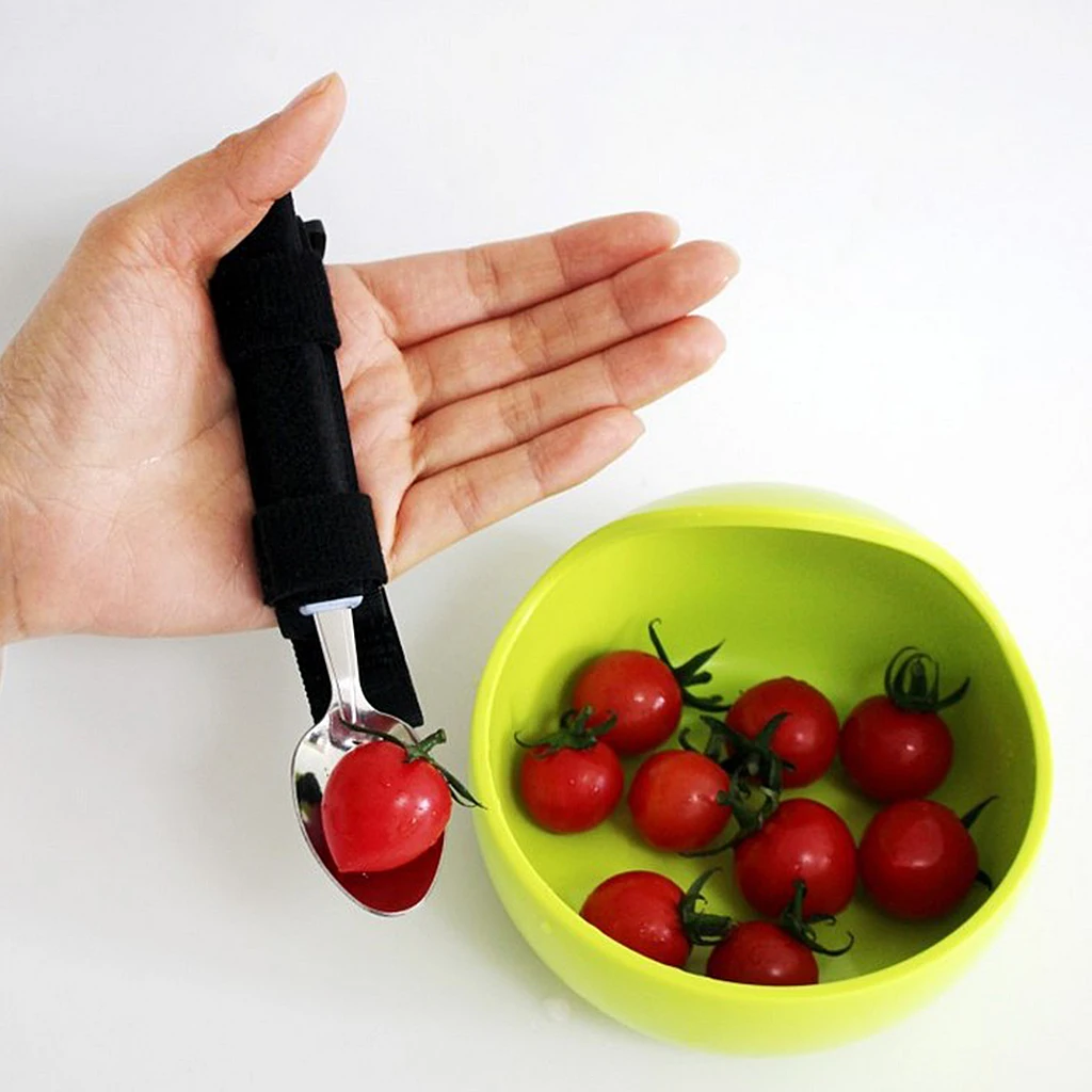 Adaptive Utensil Eating Aids Spoon for Hand Tremors Arthritis Elderly Finger Trembling Grip Loss Elderly Children Hand Injuries