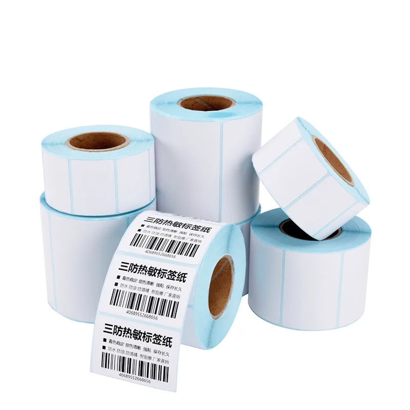 700pc Adhesive Thermal Label Sticker Paper for jars blank Supermarket Price Barcode Direct Print Waterproof Supplies | Канцтовары для