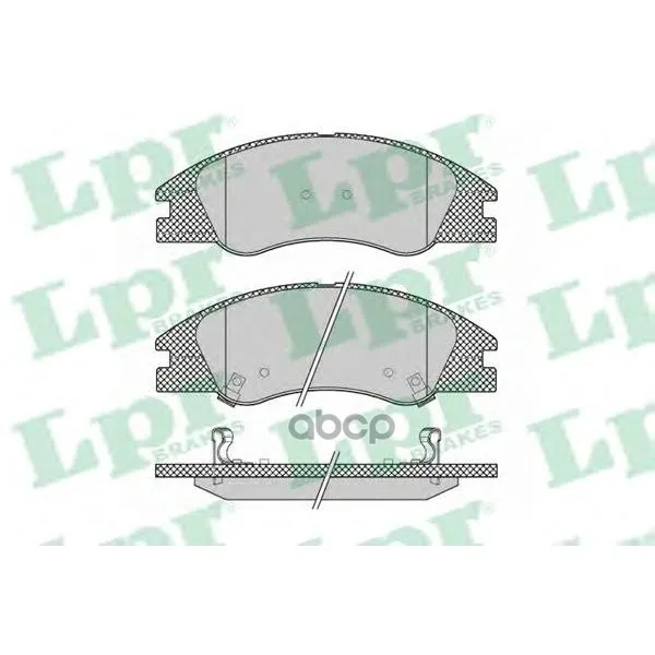 Колодки Тормозные Kia Cerato/Spectra 04- Передние Lpr 05p1349 Lpr арт. 05P1349