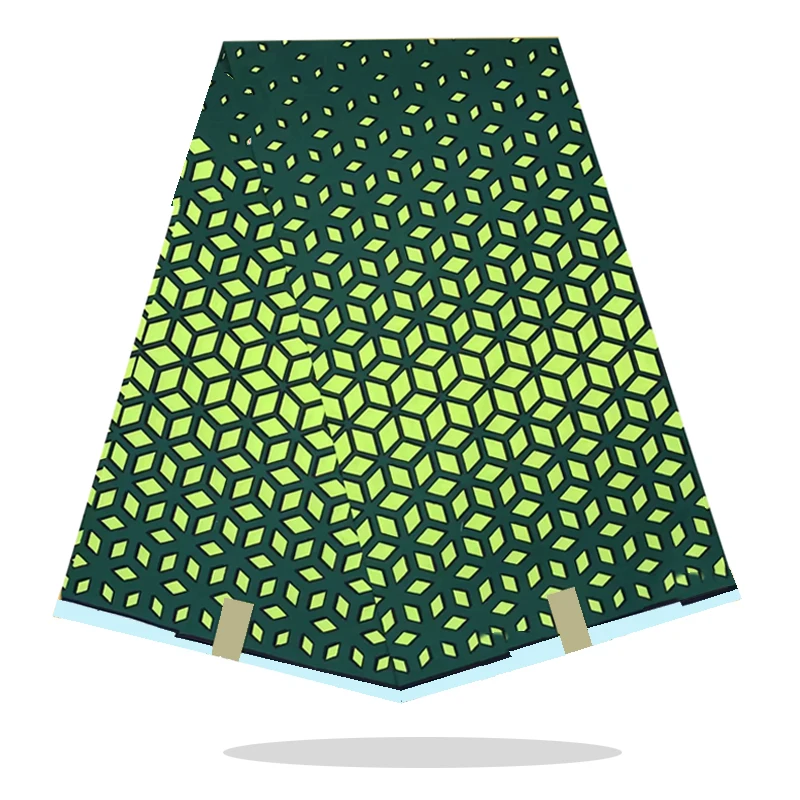 

Women Dress Material Real High Quality 100%Cotton Fabric Veritable Ankara Style African Wax Prints Fabric By The Yards RV12-58