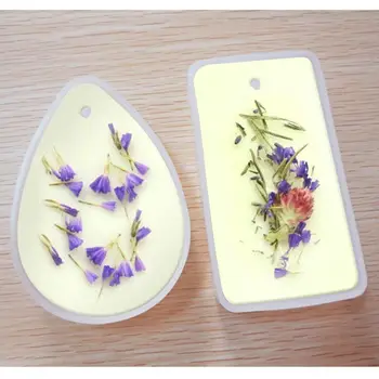 

9 Shapes Pressed Flower Pendant Resin Mold Silicone Mould Pendant Jewellery Mold 28TF