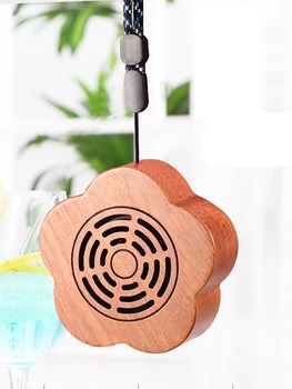 

Retro Wood Mini Bluetooth Speaker Outdoor Portable Plum Shape Wireless Loudspeaker Subwoofer Support TF Card FM Radio Waterproof